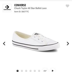 Leather Converse Chuck Taylor Ballet